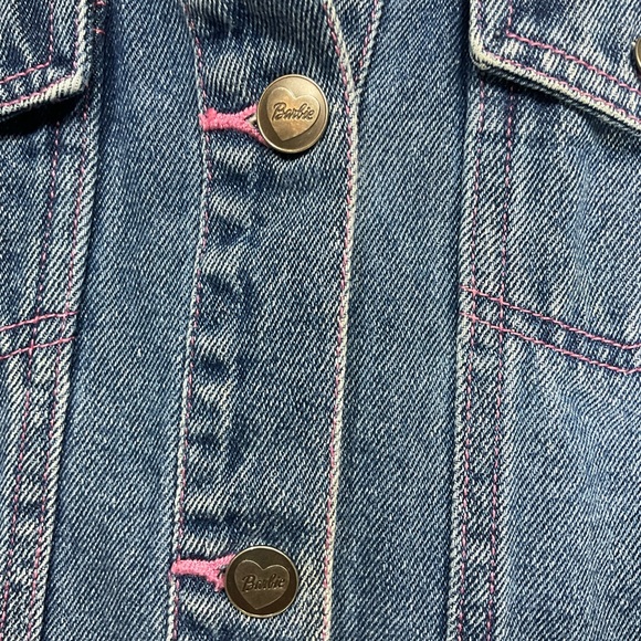 Barbie Jacket, Vintage Denim, “Girls Can Do Anything” Embroidery, Size 12 - Picture 7 of 16